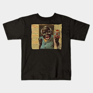 1888 java mocha coffee black man Kids T-Shirt